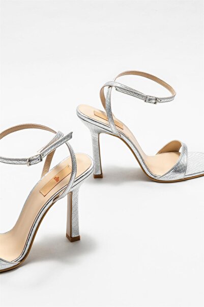 Elle Shoes Lame Kadın Topuklu Sandalet