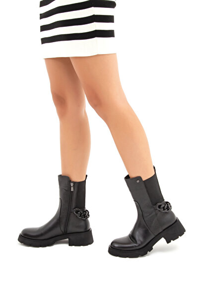 Tamer Tanca Kadın Hakiki Deri Casual Bot 33 58103-1 Bn Bot Sk 22/23