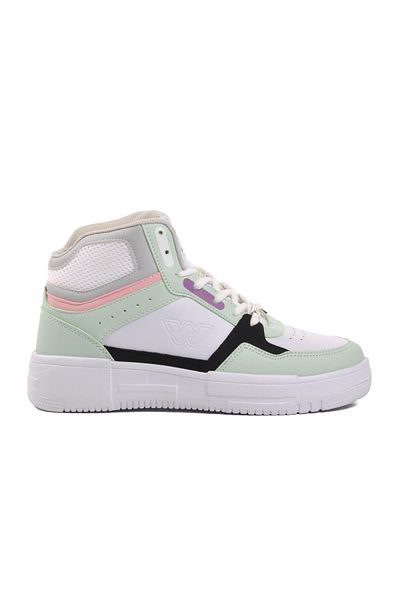 WALKWAY Berry Hi White-water Green Lace-up Unisex Hi Sneaker