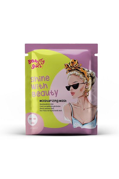 beauty girl Moisturizing Paper Face Mask 20 ml