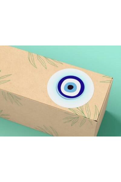 CASALINGHI 3 cm (95 Pieces) - Nazar Boncuk Etiket Evil Eye Bead Label Round M...
