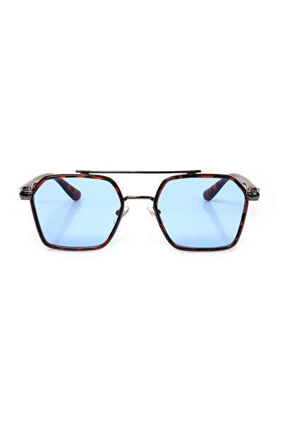 Angel Eyes Rectangular Leopard Framed Unisex Sunglasses Ae-0039c1