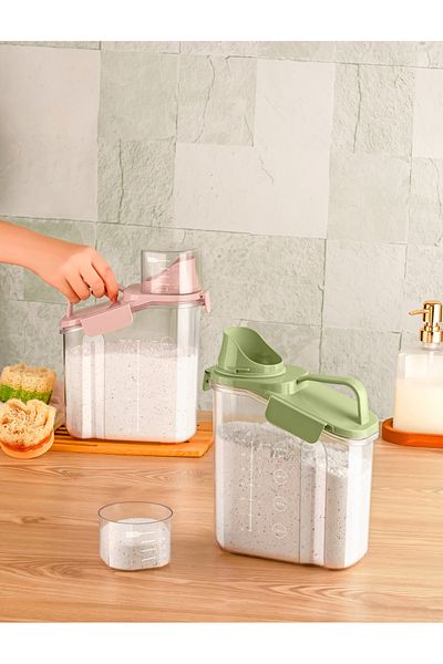 AHİR TİCARET New Generation Multifunctional Storage Container 1800 ml