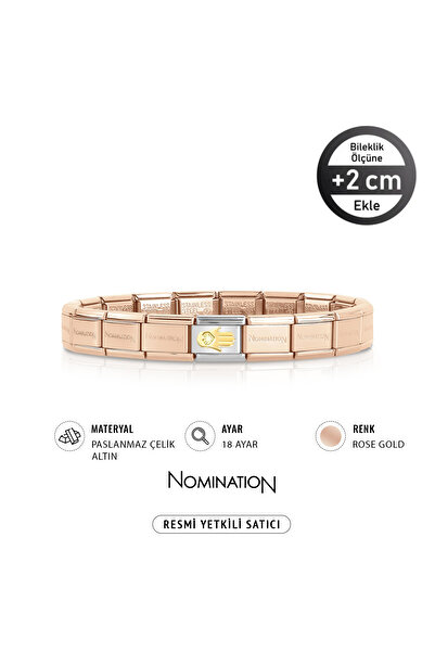 NOMİNATİON Rose Gold Çelik Bileklik  Unisex