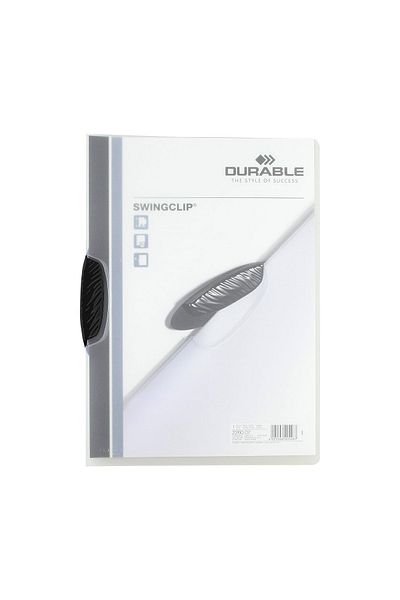 Dağtaş Kırtasiye Durable 2260 Swingclip 30 25 Page Capacity Compression File Black Color