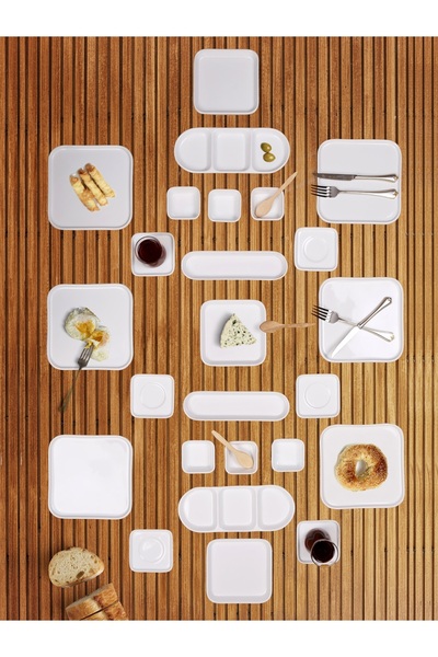 Evim Sepette 25 Parça Bonjour Serisi Kahvaltı Takımı & Pasta Servis & Yemek T...