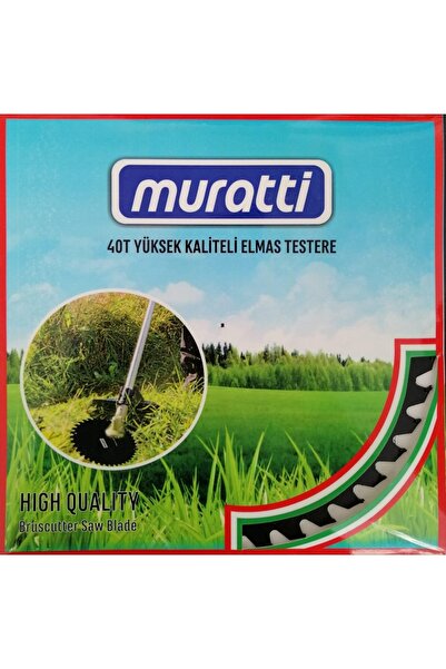 MURATTİ Muratti Elmas Daire Testere Bıçak 40 Diş Tırpan Bıçağı