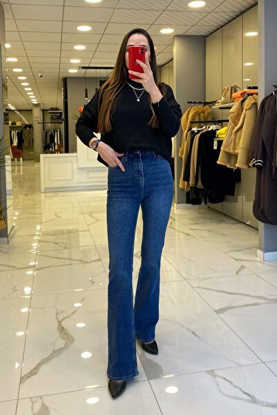 Vosse Ekol Indigo Дънки с копчета и джобове, с испански крачоли