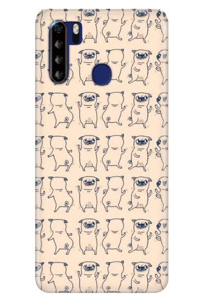 Reeder P13 Blue Max 6.49" Compatible Case Pattern Printed Silicone Pug