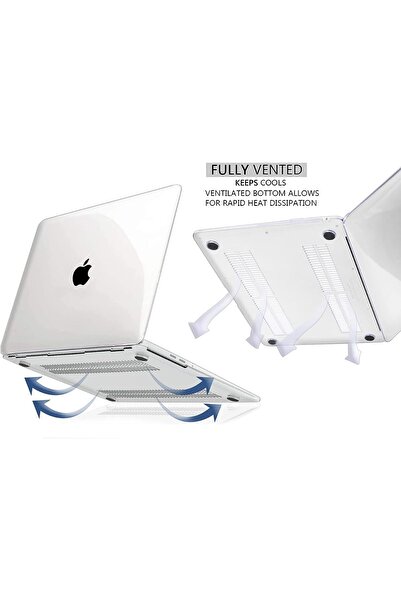 one depot only for quality life MacBook Air 13" Kılıf Kapak A2337(M1)/ A2179/ A1932, İnce Sert Kabuk Koruma Kılıfı