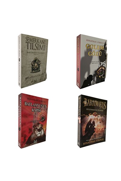 Arkadaş Yayıncılık Bartimaeus Serisi 4 Kitap Takım Semerkant Tılsımı Golem Gö...
