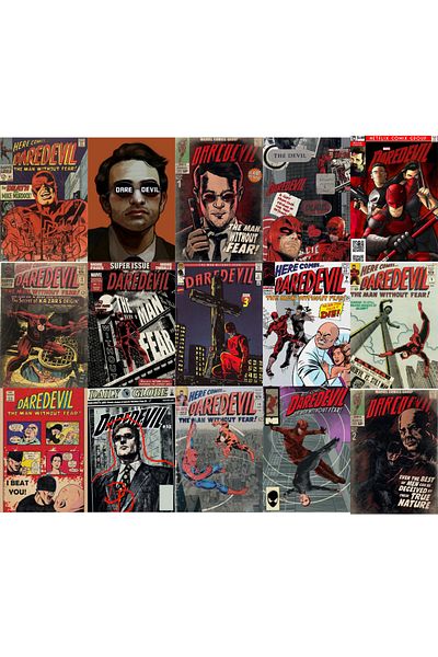 Ororabutik Σετ αφίσας Daredevil (1 Τεμάχιο) Μέγεθος αντιγράφου A5