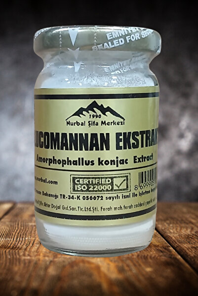 Nurbal Şifa Merkezi Glucomannan Ekstrak 50 Gr