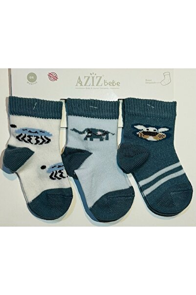 Aziz Bebe 9-Piece Eco 26.Set Boy Socks