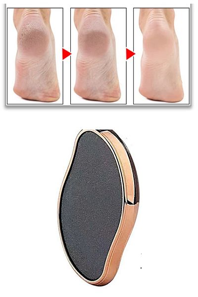 QNİAY Crystal Foot Heel Care Hard Dead Skin Skin Remover Foot File Callus Remover Grater Pedicure