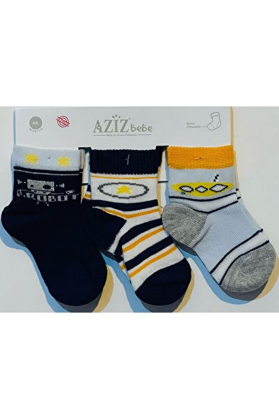 Aziz Bebe 9-Piece Eco 33.Set Boy Socks