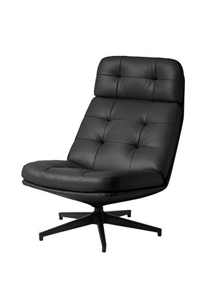 IKEA Havberg Tekli Döner Koltuk Grann-bomstad Siyah