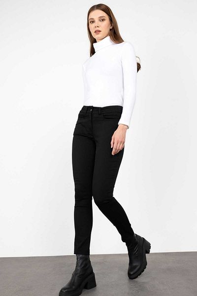 Ekol Pantaloni skinny de damă 2109 negri