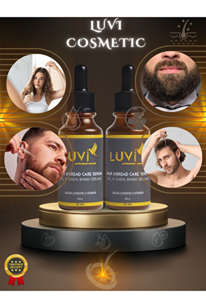 Luvi LUVİ Saç ve Sakal Çıkarıcı Bakım Serum 2 Li Set (50ml+50ml)