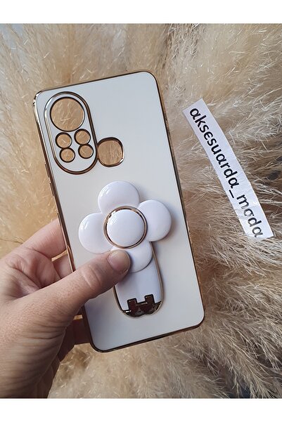 Aksesuarda Moda حافظة لامعة متوافقة مع هاتف INFINIX HOT 11S مع حامل ديزي دوار