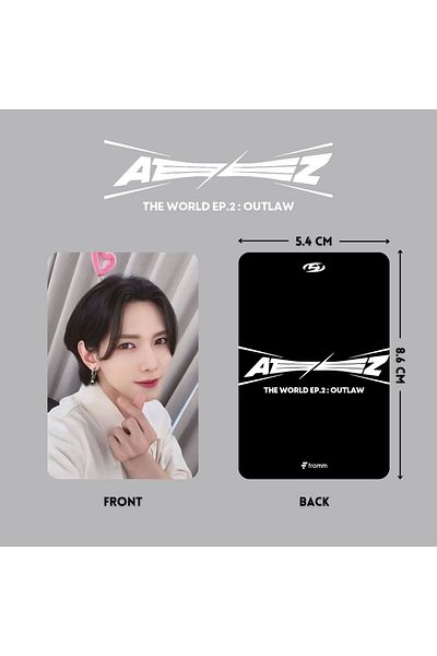 Kpop Dünyasi ATEEZ '' The World Ep.2 : Outlaw'' Photocards POB 1