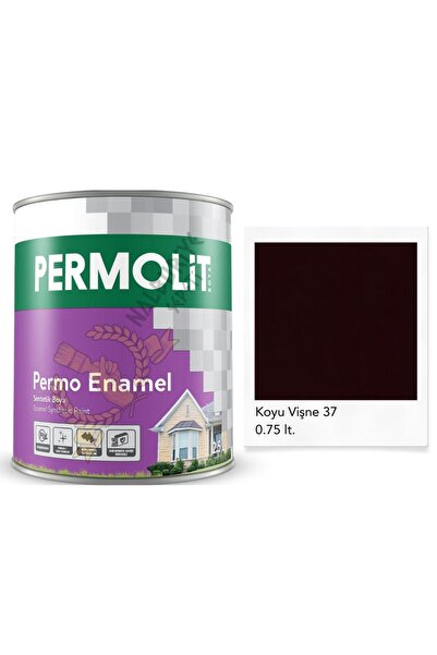 Permolit Enamel Sentetik Yağlı Boya KOYU VİŞNE 0.75 Lt.