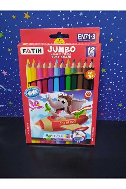Fatih FATİH JUMBO KURU BOYA 12 Lİ