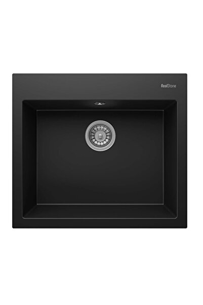 RealStone Real Stone Didyma 60 Granit Eviye Siyah