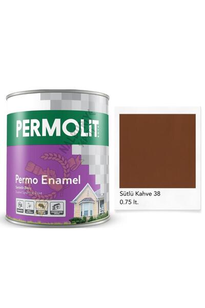 Permolit Enamel Sentetik Yağlı Boya Sütlü Kahve 0.75 lt