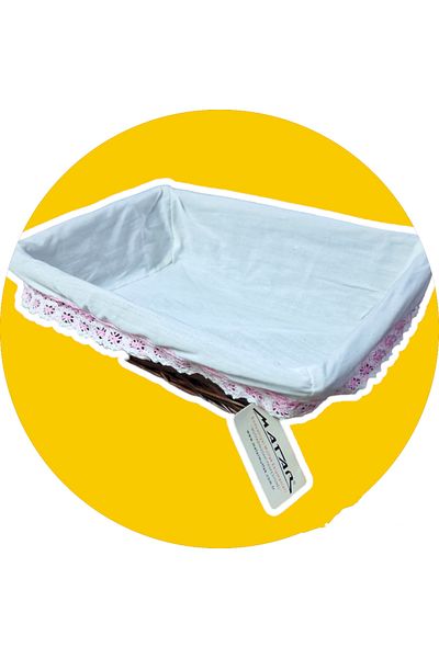 Matar Endüstriyel Mutfak Ekipmanları Bread Basket with Wicker Cloth