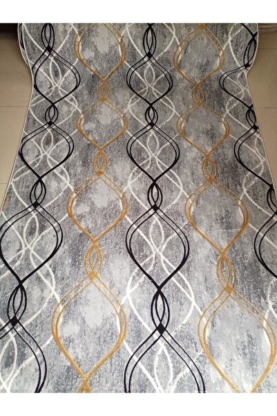 Genel Markalar Kilim Desenli Yıkanabilir Kaymaz Taban Dört Mevsimlik Salon, B...