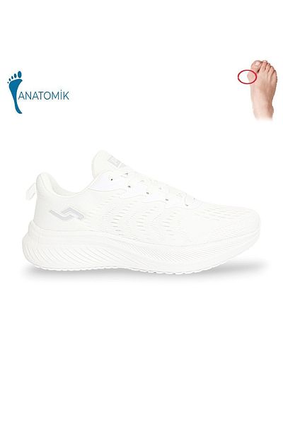 Jump 1849-29771 Anatomical Sole Walking & Running Shoes - NKT01849-WHITE-43
