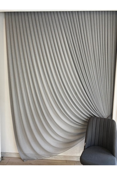 PERAL Simli Enza Lüks Tül Perde