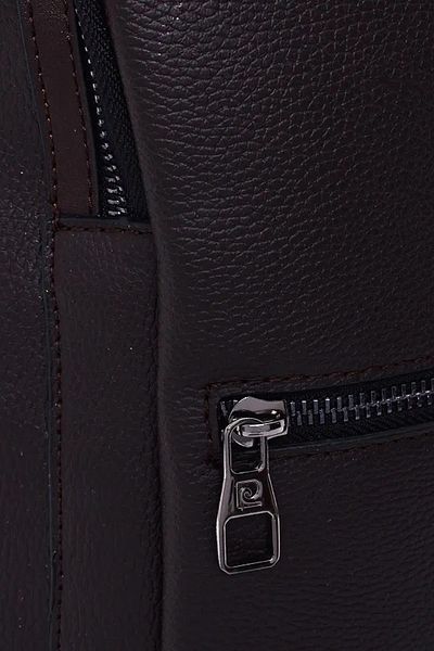 Pierre Cardin 1198 حقيبة ظهر للجنسين، حقيبة كمبيوتر محمول، حقيبة بني