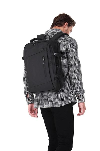 ÇÇS -E51378 FABRIC BACKPACK BLACK