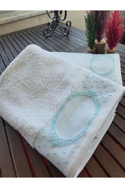DenizliHomeTex DAMLA bath towel 70 x 140 cm (2 pieces)