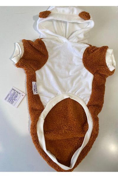 HBM BOUTİQUE Panda fleece cat dog suit dress