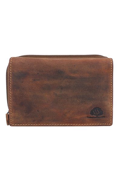 Greenburry Vintage wallet RFID leather 14 cm