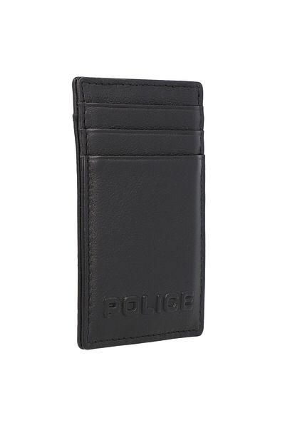 Police PT389-08536 Kreditkartenetui Leder 7 cm mit Geldscheinklammer