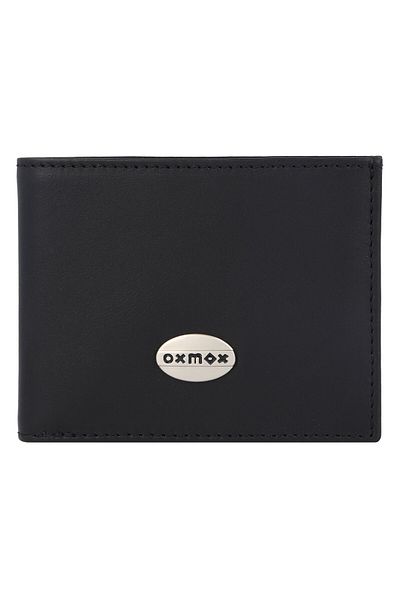 oxmox Leather Wallet RFID protection Leather 10.5 cm