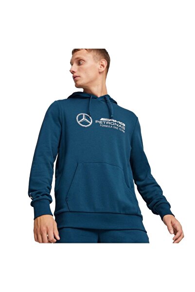 Puma Herren Hoodie - Motorsport MAPF1 Mercedes Essential Hoodie, Kapuze, Logo