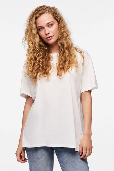 PIECES PCSARA SS OVERSIZED TEE NOOS