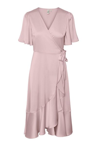 YAS. Rochie Wrap Midi YASTHEA - Marime 2/4, Model S. Noos