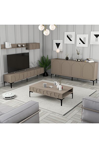 Variant Mobilya 3lü Salon Takımı - Atlas / Siyah