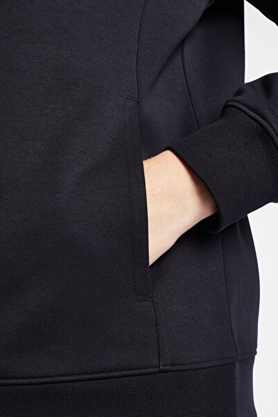 Lescon Kadın Fermuarlı Kapüşonlu Sweatshirt 24s-2219-24b