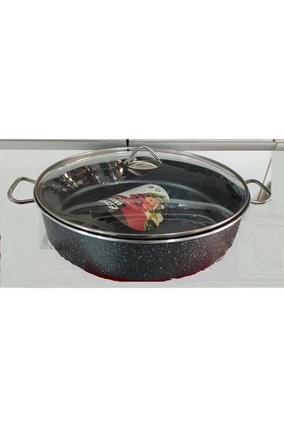 FMS Granite Industrial Flat Pot 40 Cm