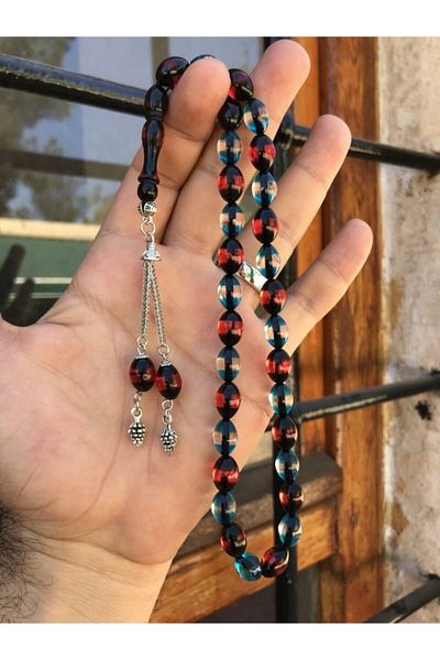 Sultan Telkari Vernier Model Color Cümbüsü Powder Amber Prayer Beads