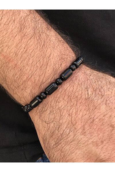 Sultan Telkari Oniks Taşlı Bay Doğal Taş Bileklik