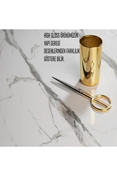 joy mob Joy Tv Ünitesi Tv Sehpası Alt Modül Beyaz MERMER-HIGH GLOSS 240 Cm Mdf