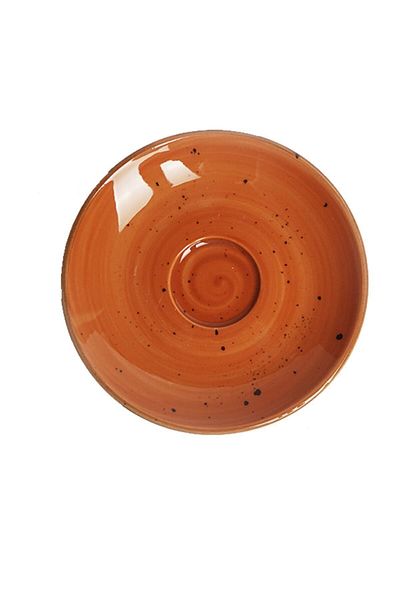Tulü Porselen Tulu Porcelain Luna Orange Set of 6 Coffee Cups